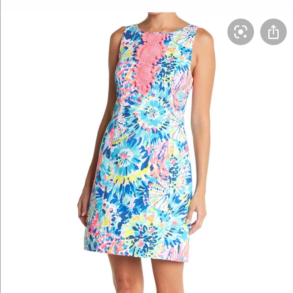 Lilly Pulitzer Adara Shift Dress A Pop of Pink 10